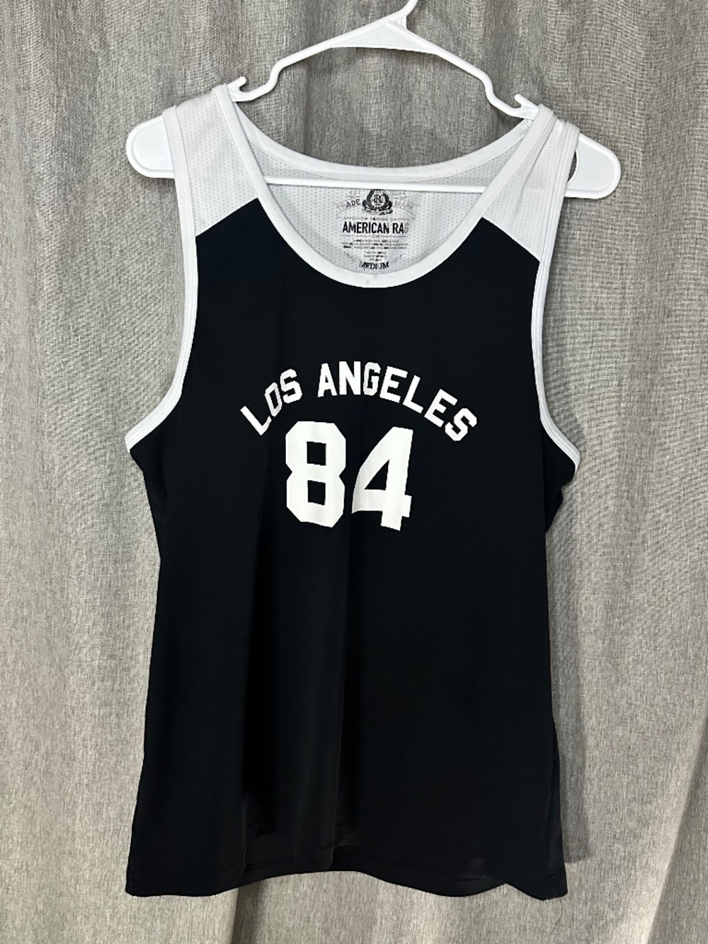 American Rag "Los Angeles 84" Jersey Tank Top - Size Medium